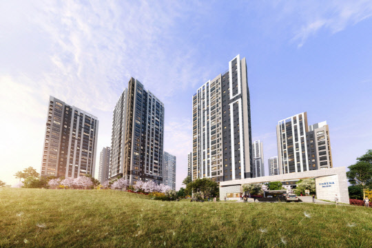 한화 포레나 인천연수 조감도. <한화건설 제공>